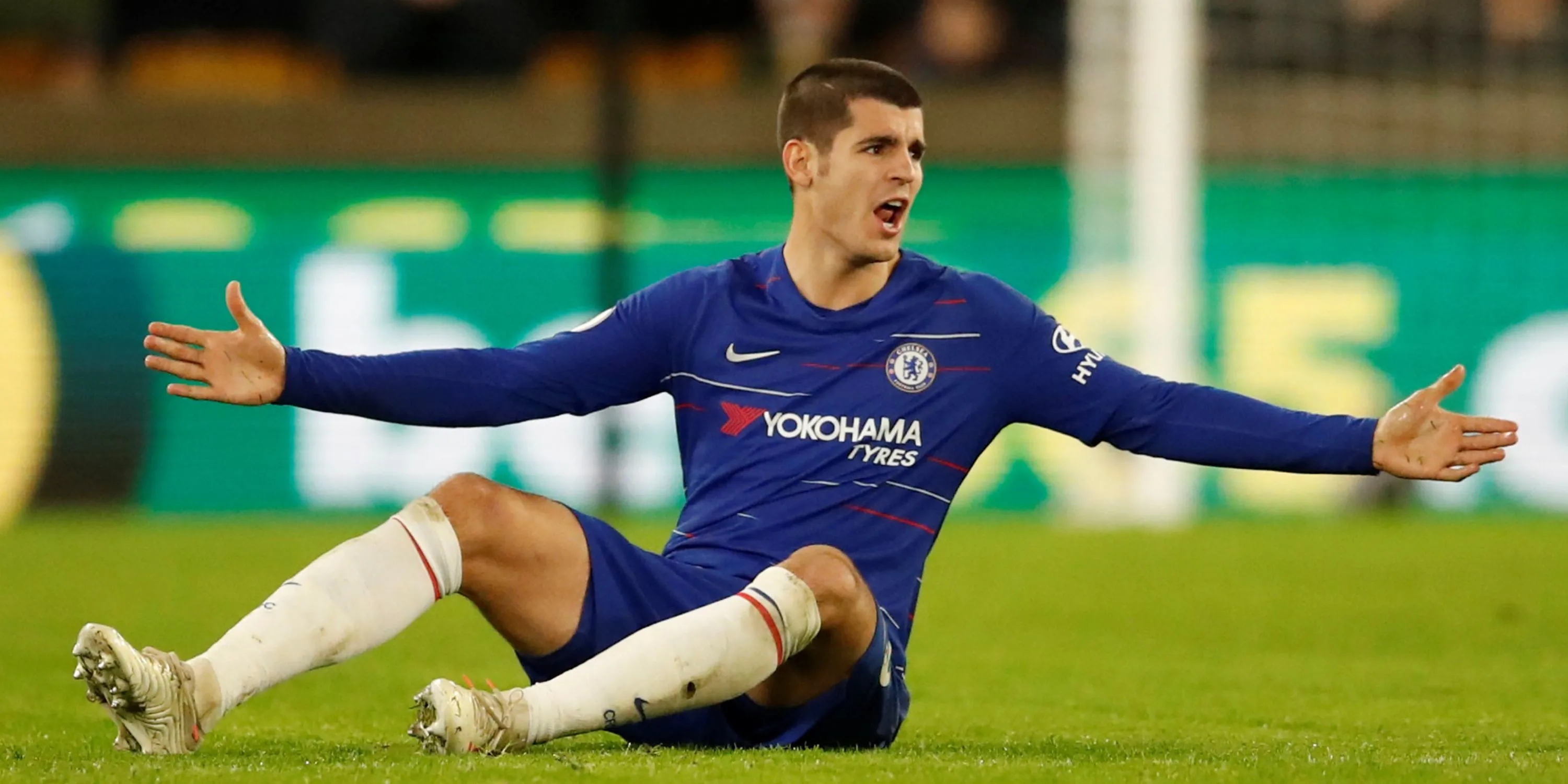 Alvaro Morata thời còn khoác áo Chelsea