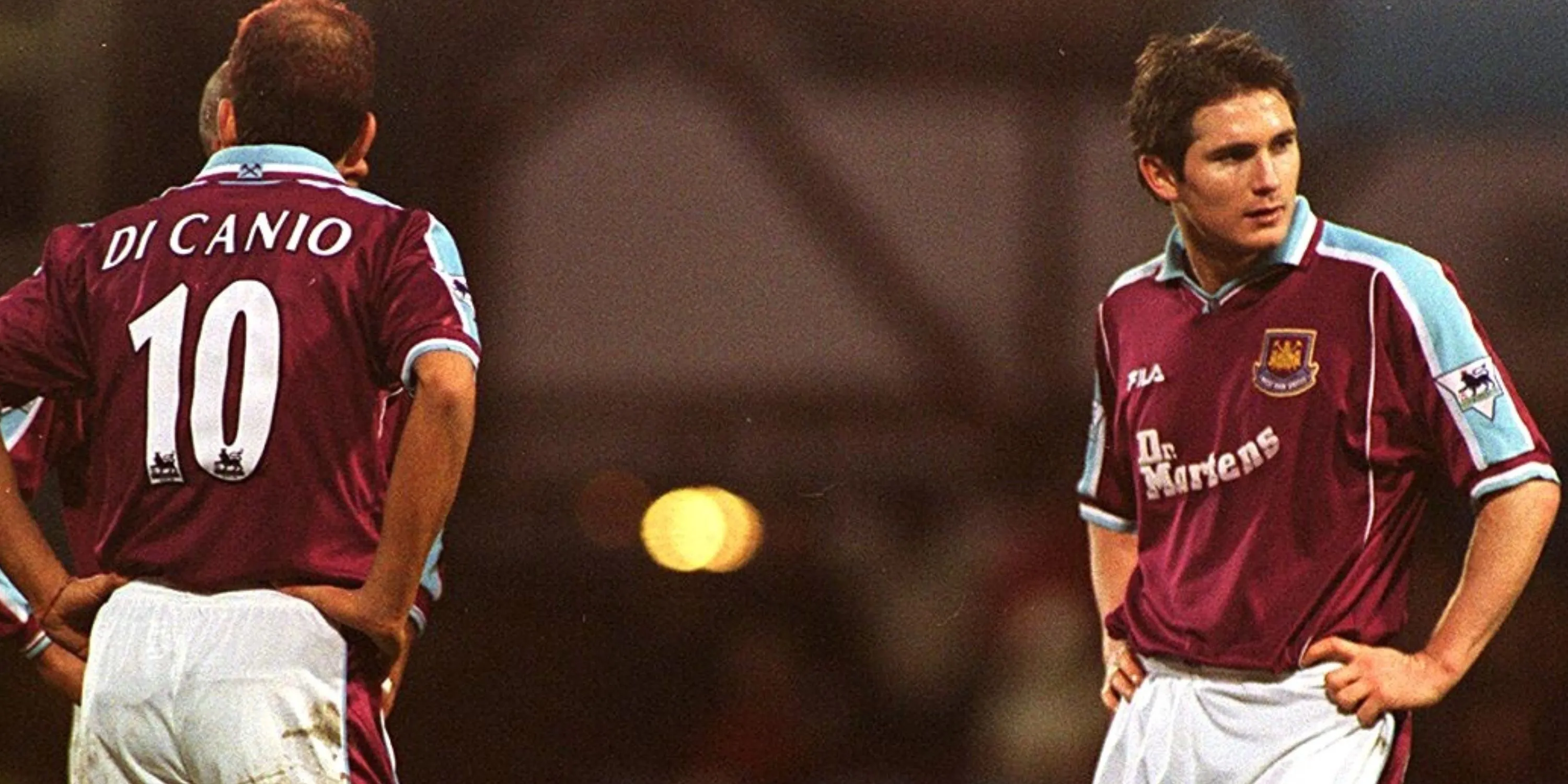 Frank Lampard và Paolo Di Canio thời còn khoác áo West Ham United