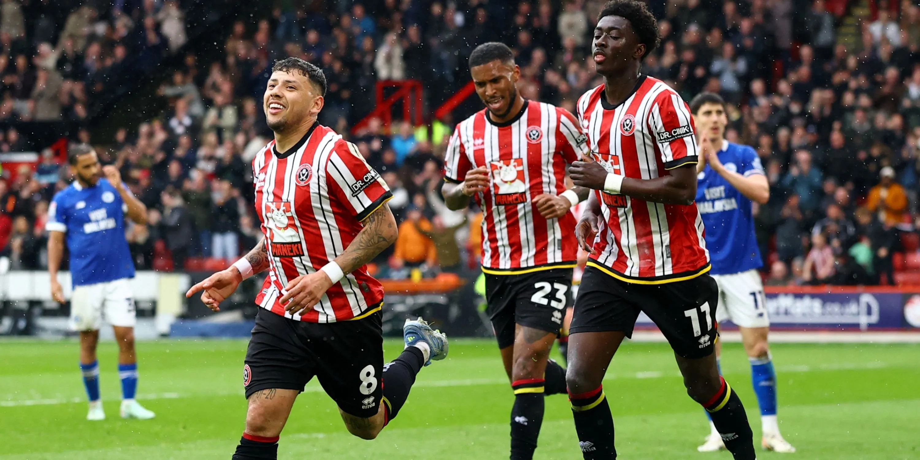 Gustavo Hamer thể hiện kỹ năng trong màu áo Sheffield United