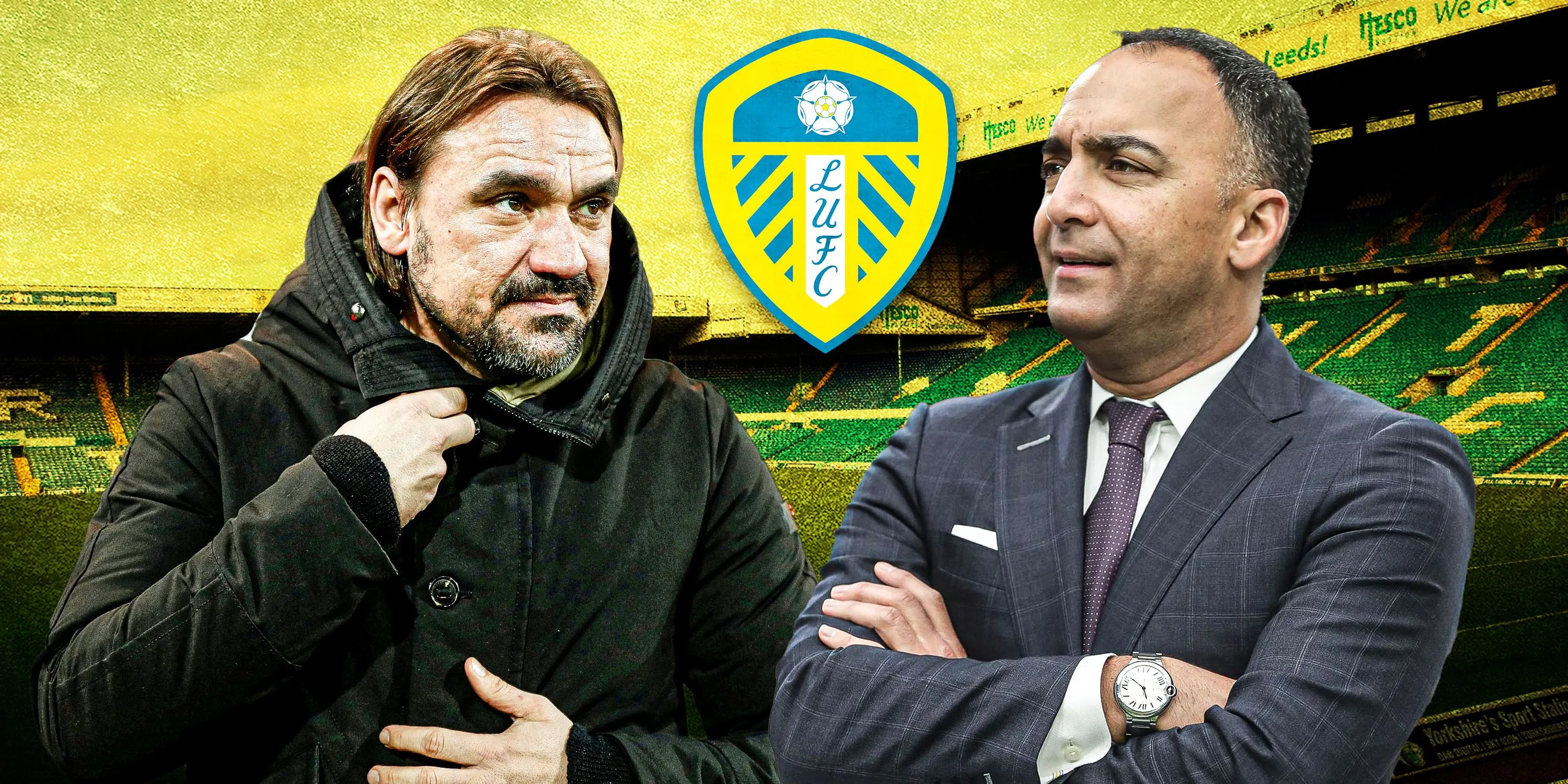 HLV Daniel Farke và chủ tịch Paraag Marathe của Leeds United bàn bạc kế hoạch chuyển nhượng cho mùa giải mới