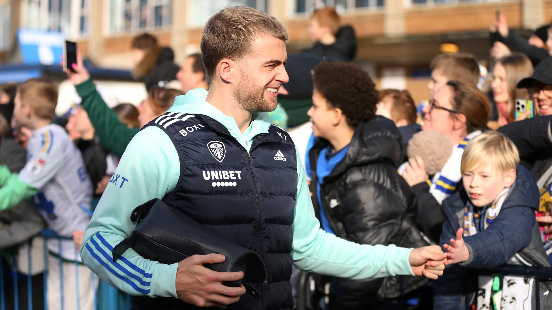 Patrick Bamford trong màu áo Leeds United