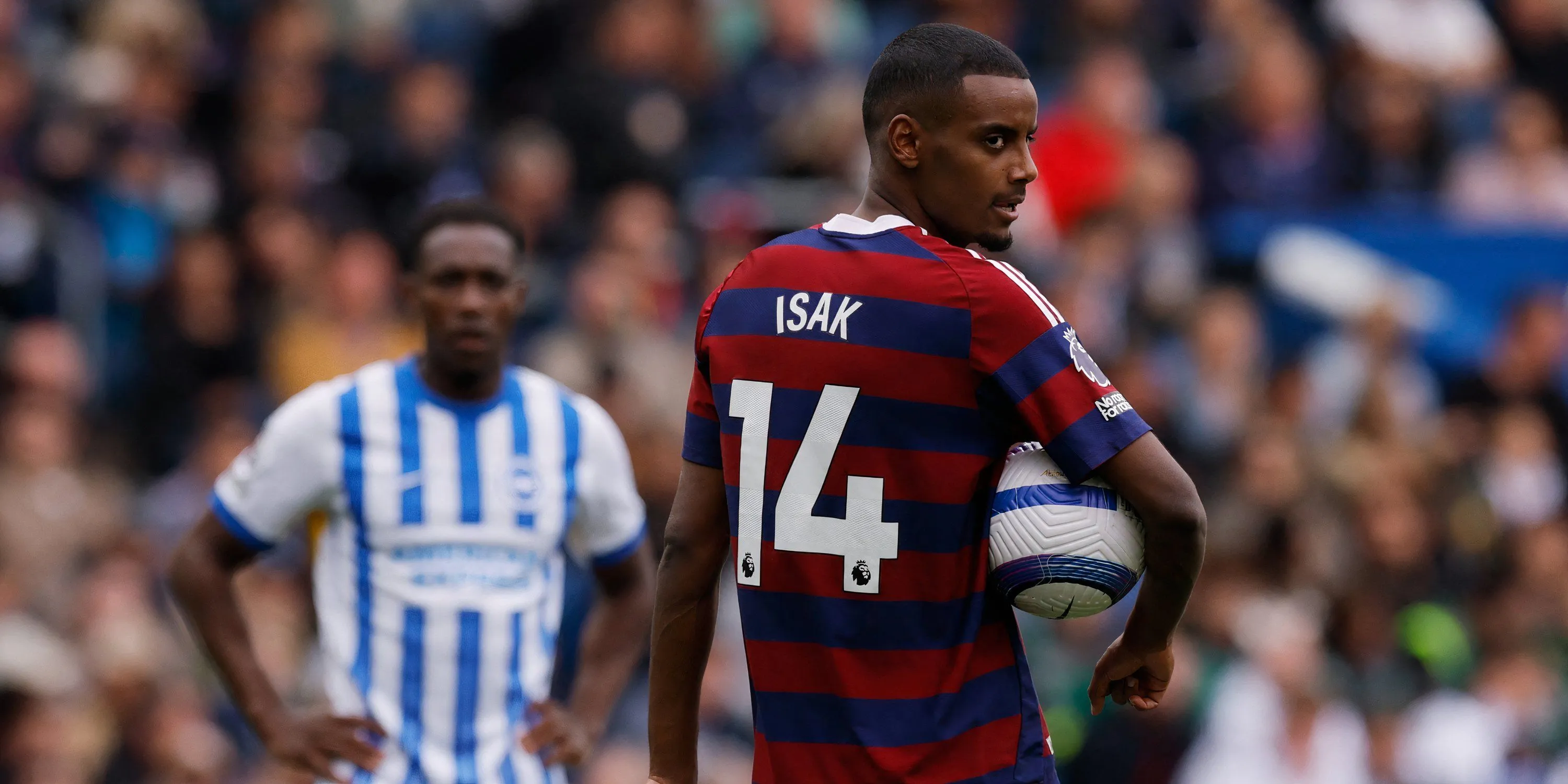 Tiền đạo Alexander Isak trong màu áo Newcastle tại Premier League