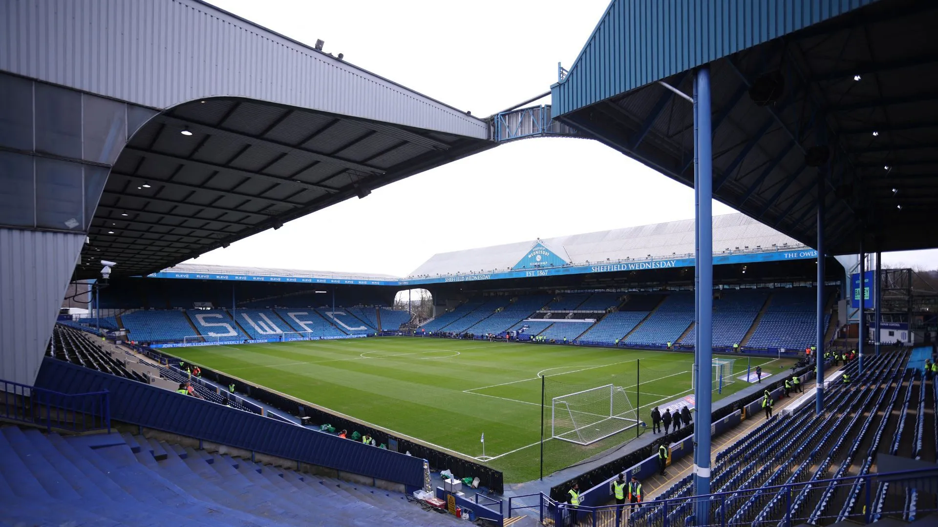 Sân vận động Hillsborough của Sheffield Wednesday trong trận đấu