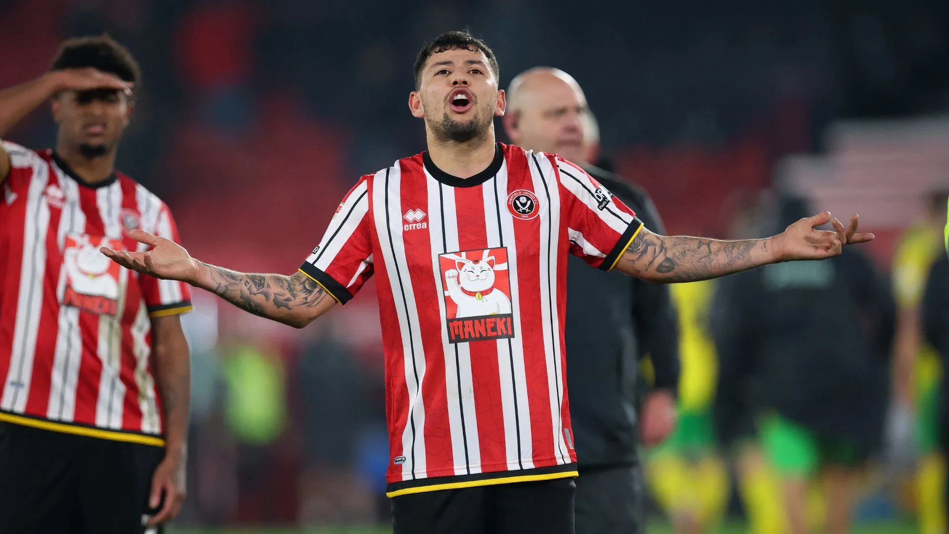 Tiền vệ Gus Hamer trong màu áo Sheffield United