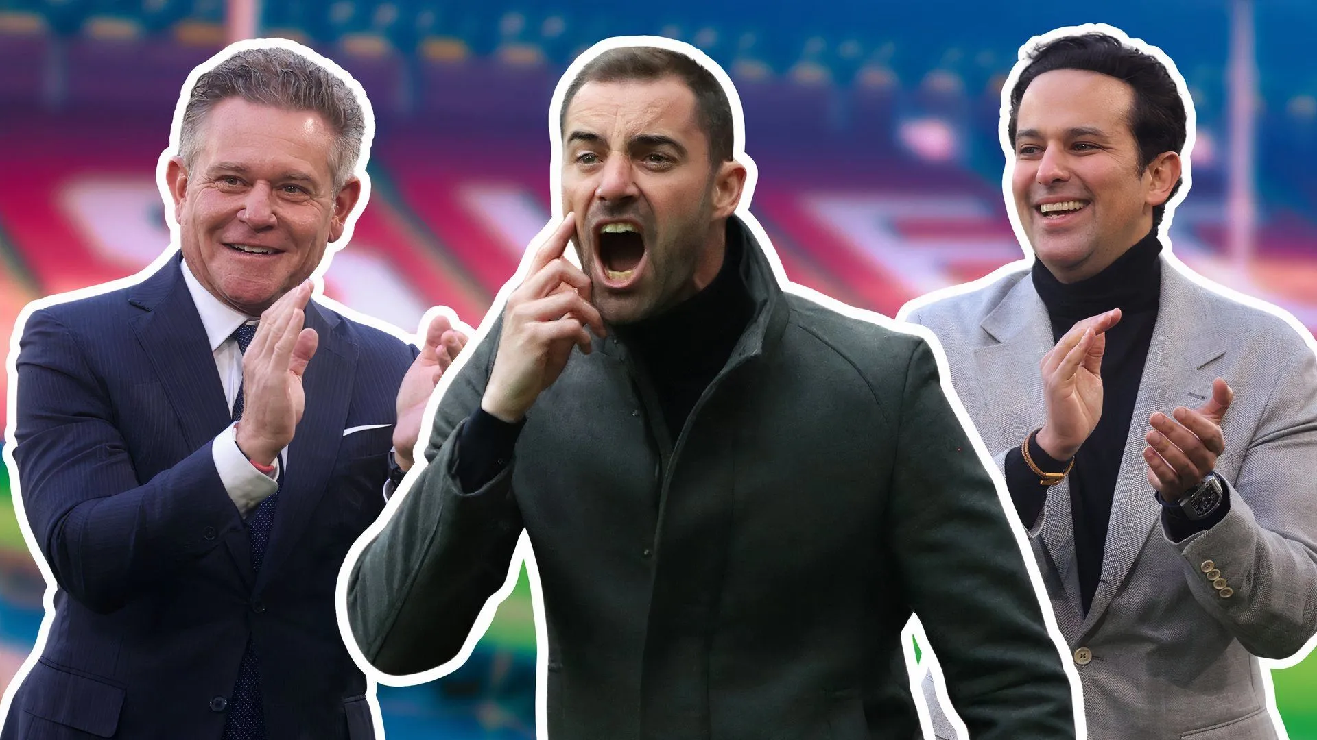 Bộ đôi chủ sở hữu mới của Sheffield United, Steven Rosen và Helmy Eltoukhy cùng huấn luyện viên Ruben Selles