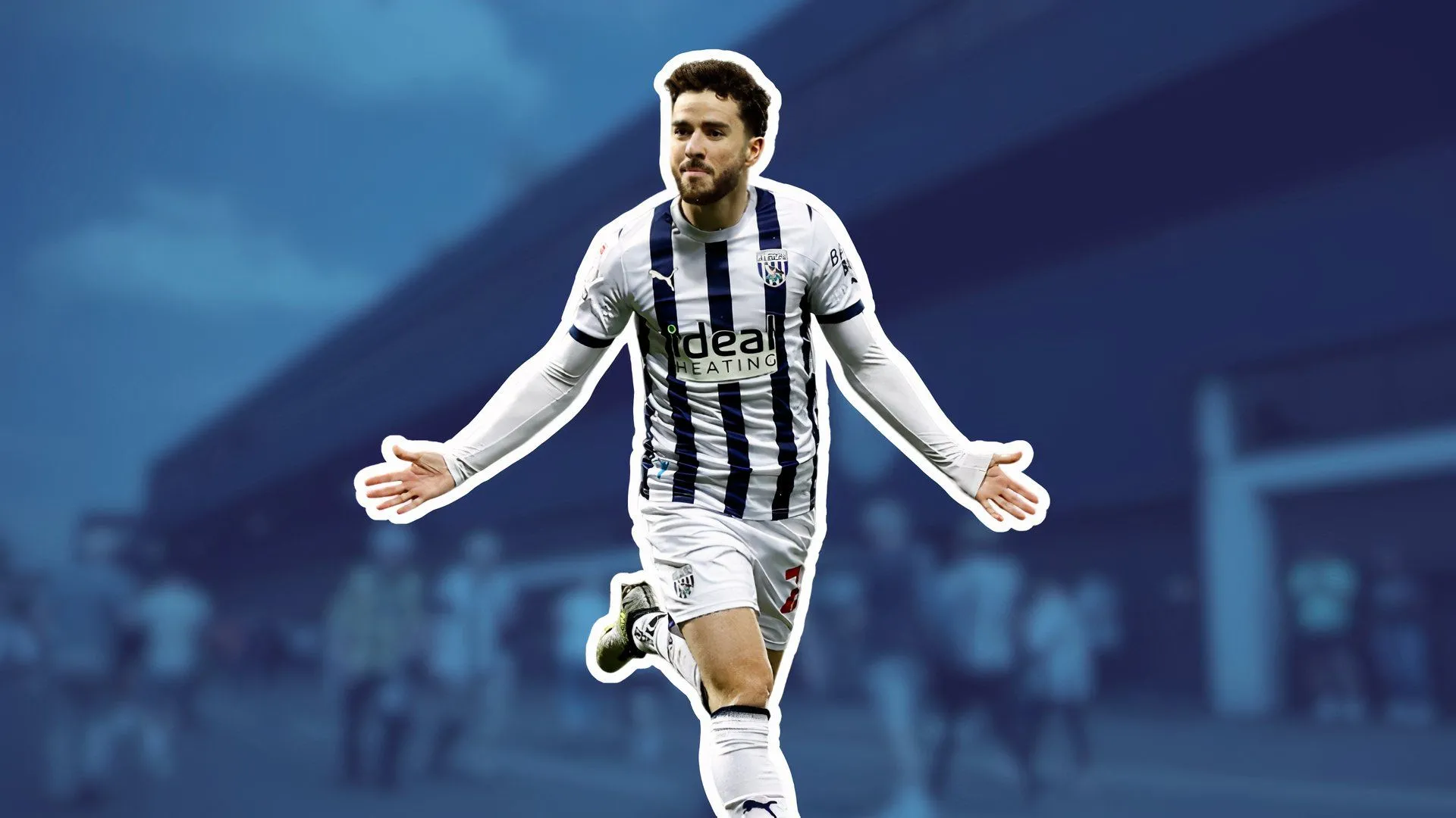 Cầu thủ chạy cánh Mikey Johnston của West Brom