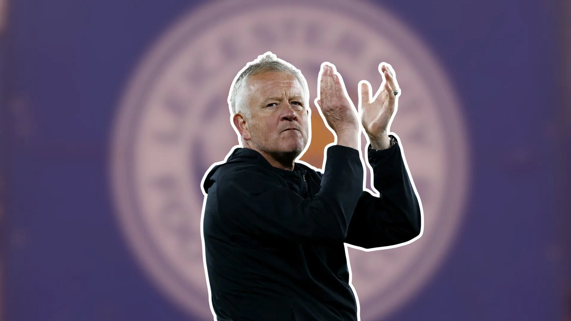 Ghép ảnh HLV Chris Wilder và biểu tượng Leicester City