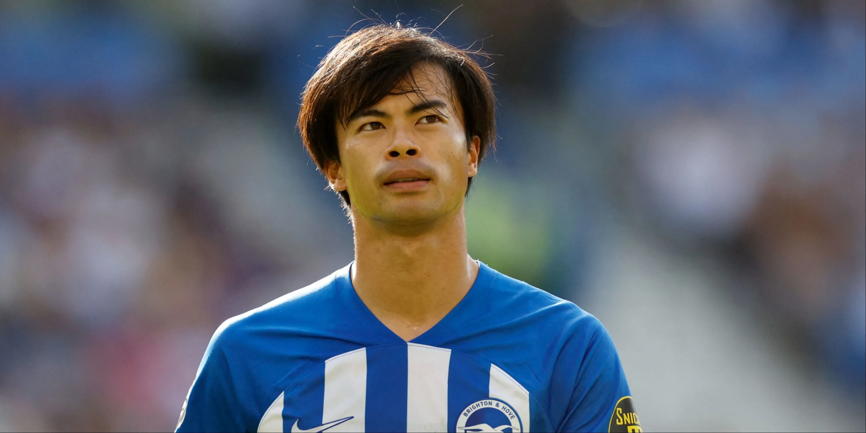 Kaoru Mitoma thi đấu cho Brighton &amp; Hove Albion tại Ngoại hạng Anh