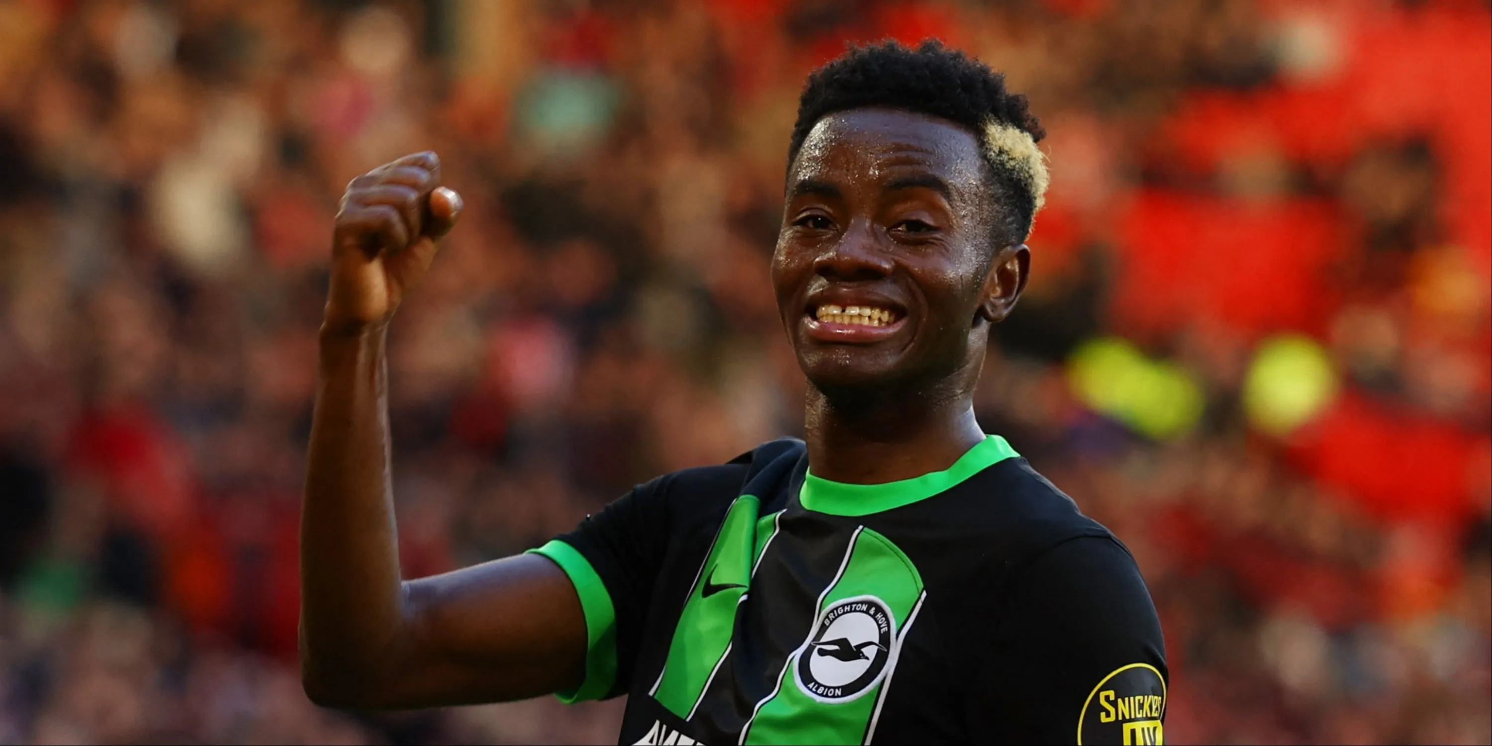 Tiền vệ Simon Adingra trong màu áo Brighton & Hove Albion