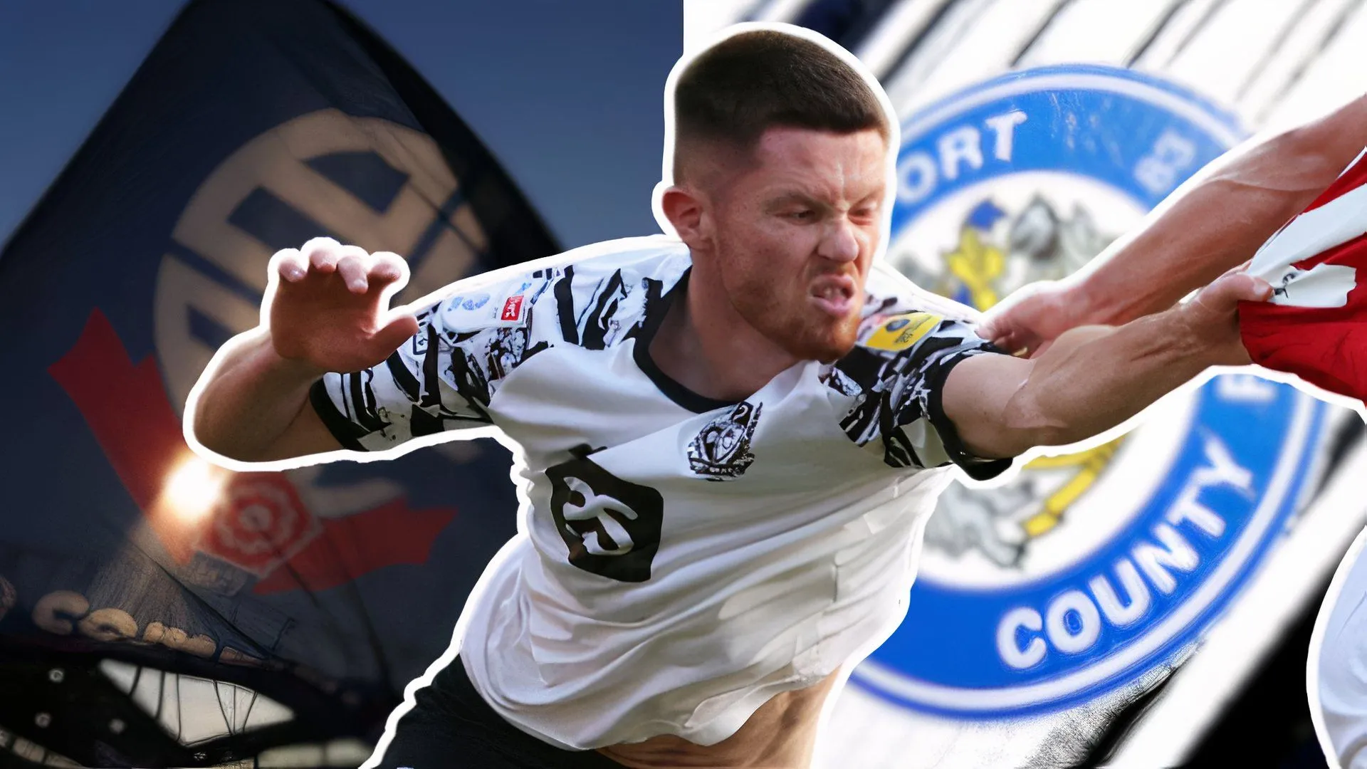 Will Forrester, cầu thủ Bolton Wanderers trong trận đấu với Stockport County