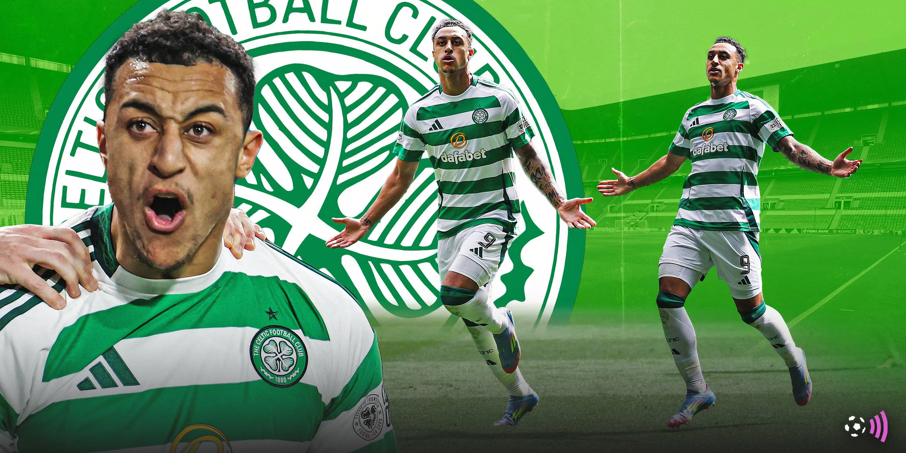 Tiền đạo Adam Idah của Celtic dưới thời Brendan Rodgers