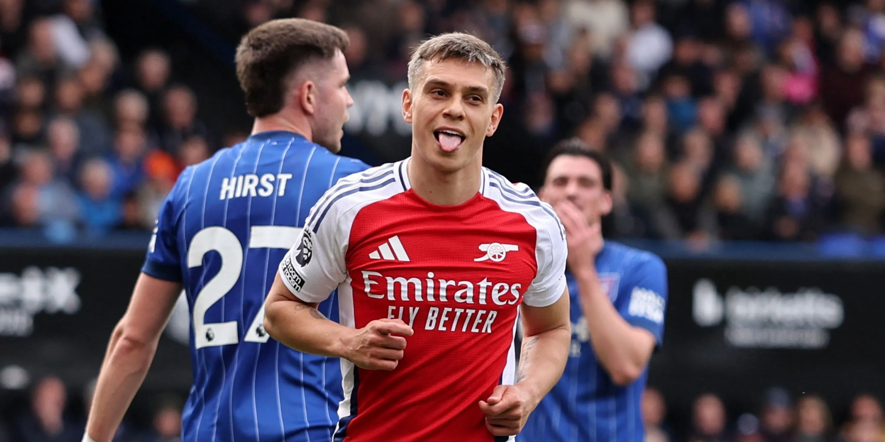 Tiền vệ Leandro Trossard, người có thể rời Arsenal hè này