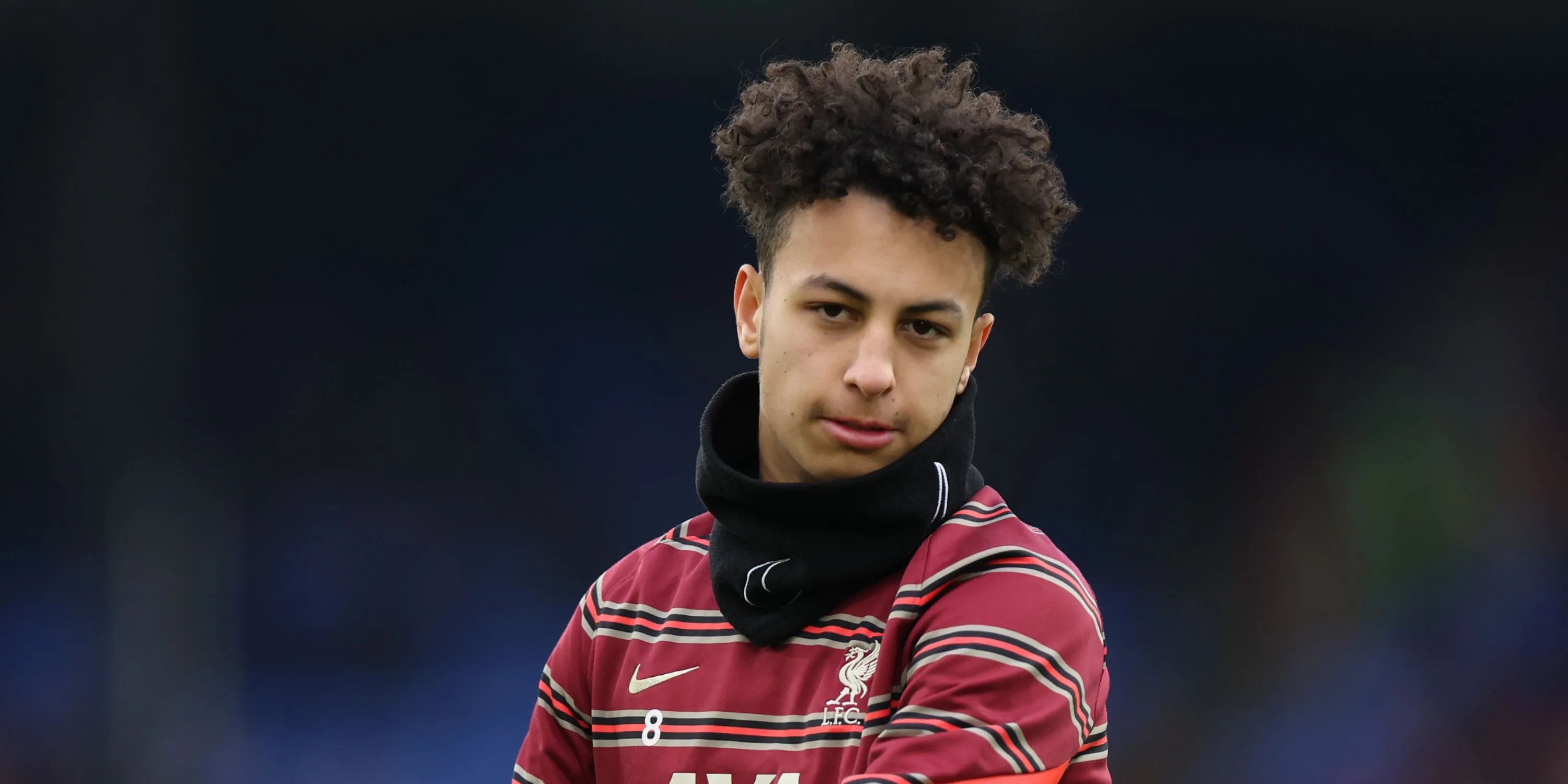 Tiền vệ trẻ Kaide Gordon trong màu áo Liverpool
